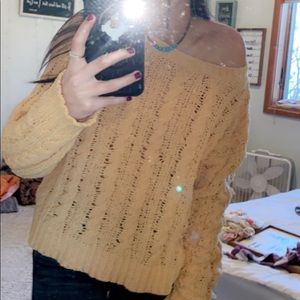 American Eagle Yellow Sweater